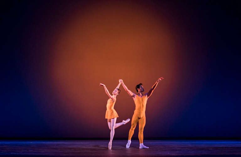 Yasmine Naghdi and Ryoichi Hirano in Concerto, The Royal Ballet © 2019 ROH. Photograph by Tristram Kenton.
